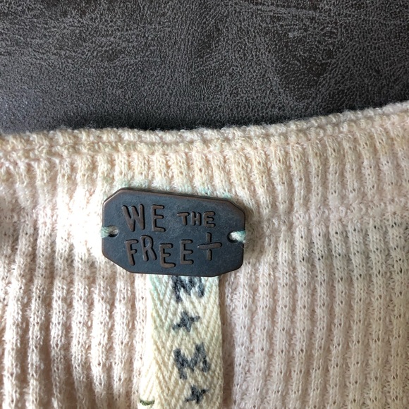 Free People Blossom Print Balloon-Sleeve Thermal - Picture 4 of 6